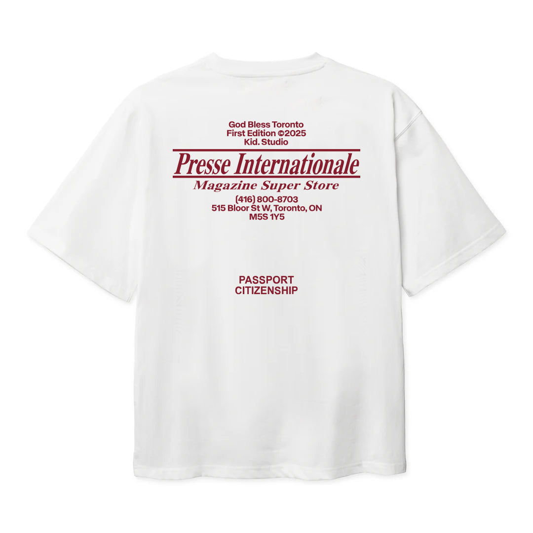 Presse Internationale x God Bless Toronto — Limited T-Shirt